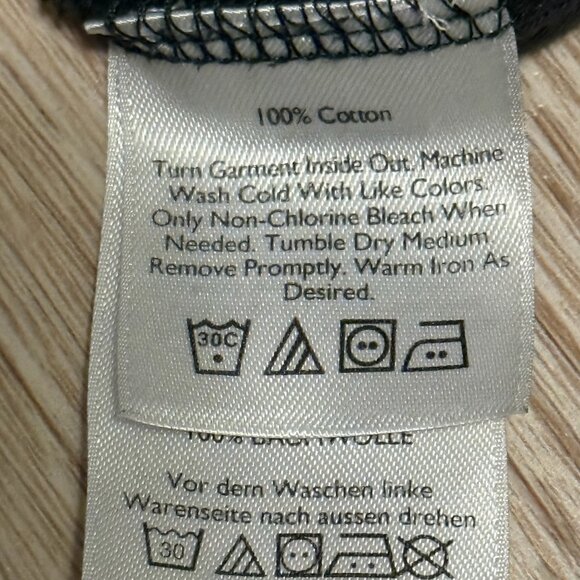 Eddie Bauer SweaterGreen Cotton Quarter Zip - Picture 7 of 9